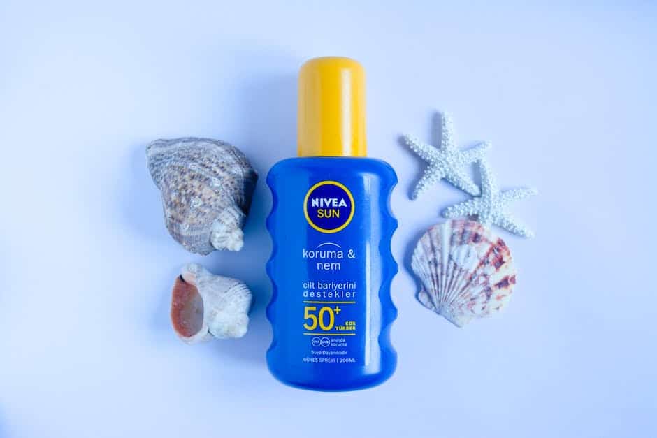 Image showcasing various sunscreen products designed to protect the skin from the harmful effects of the sun
